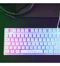 Clavier Filaire Gaming G-LAB KEYZ CAESIUM TKL - Blanc