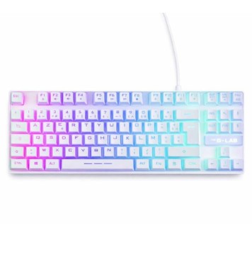 Clavier Filaire Gaming G-LAB KEYZ CAESIUM TKL - Blanc