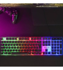 Pack Gaming G-LAB COMBO NEON 4 en 1 - Noir ( clavier + souris + tapis + casque )