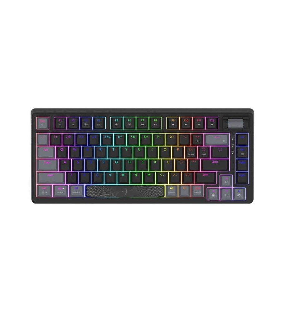 Clavier Filaire Mécanique Gamer Aqirys Adara Mini RGB - Noir et Gris