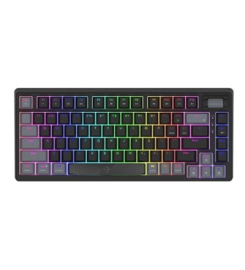 Clavier Filaire Mécanique Gamer Aqirys Adara Mini RGB - Noir et Gris