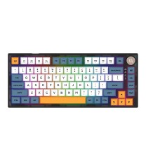 Clavier Gamer Sans Fil AQIRYS LIBERTAS RGB Switch bleu - Blanc