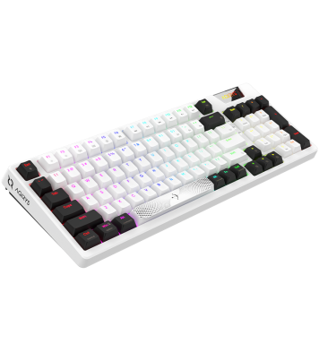 Clavier Mécanique AQIRYS ADARA, 100% Anti-ghosting, RGB -White