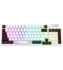 Clavier Mécanique AQIRYS ADARA, 100% Anti-ghosting, RGB -White