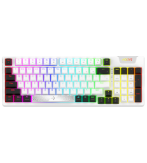 Clavier Mécanique AQIRYS ADARA, 100% Anti-ghosting, RGB -White