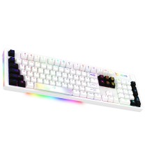 Clavier Gamer Filaire AQIRYS ALUDRA RGB - Blanc