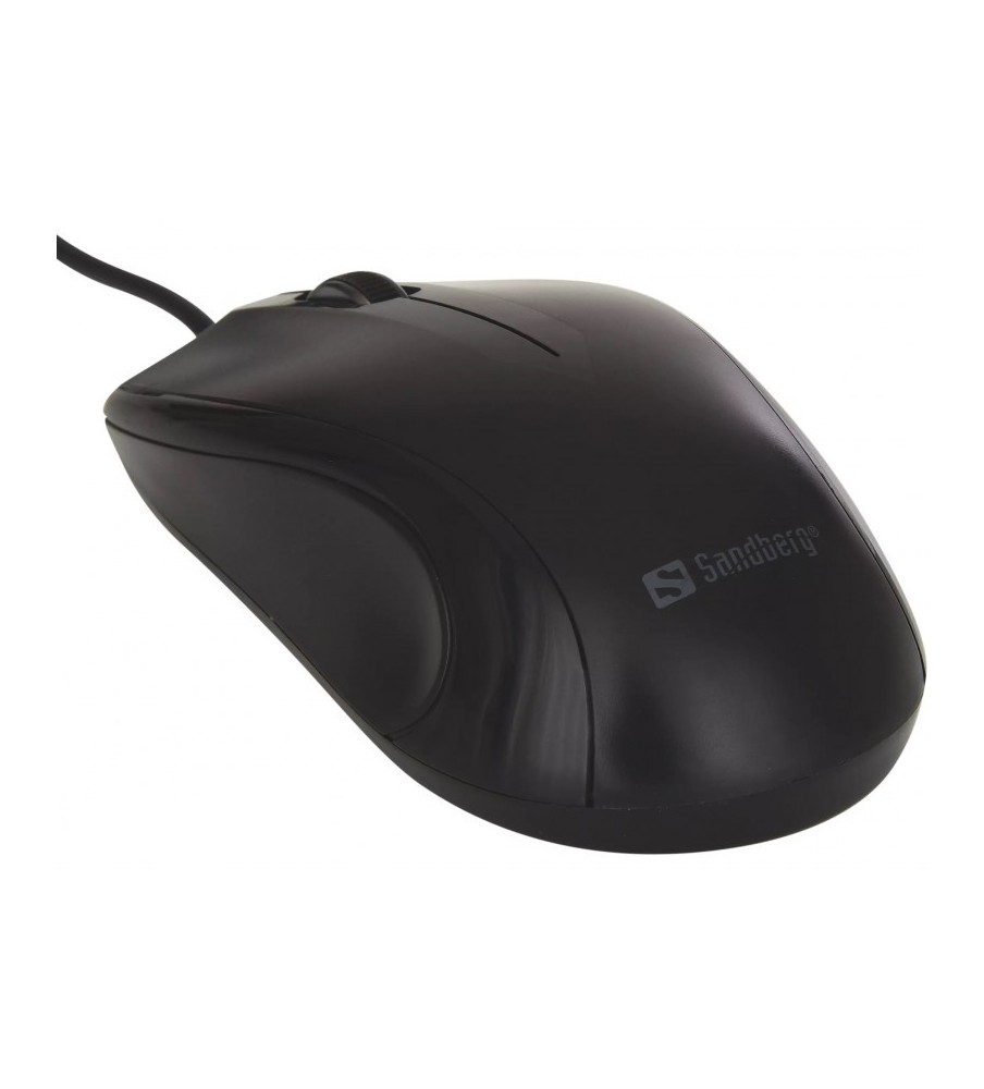 Souris Optique Sandberg USB Filaire – Noir