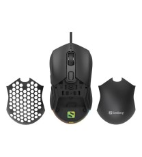 Souris Filaire Gamer SANDBERG Flexcover 6D - Noir