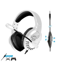 Micro Casque Gamer SPIRIT OF GAMER Pro H3 Pour PS4 & PS5 - Blanc
