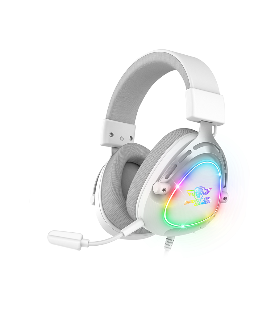 Micro Casque Spirit Of Gamer Elite H40 RGB Blanc
