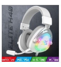 Micro Casque Spirit Of Gamer Elite H40 RGB Blanc