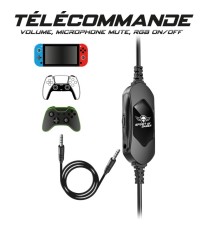 Micro Casque Gamer SPIRIT OF GAMER XPERT H700 - Noir&Blanc
