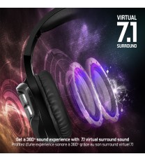 Micro Casque Gamer Sans Fil SPIRIT OF GAMER XPERT H1100 - Noir