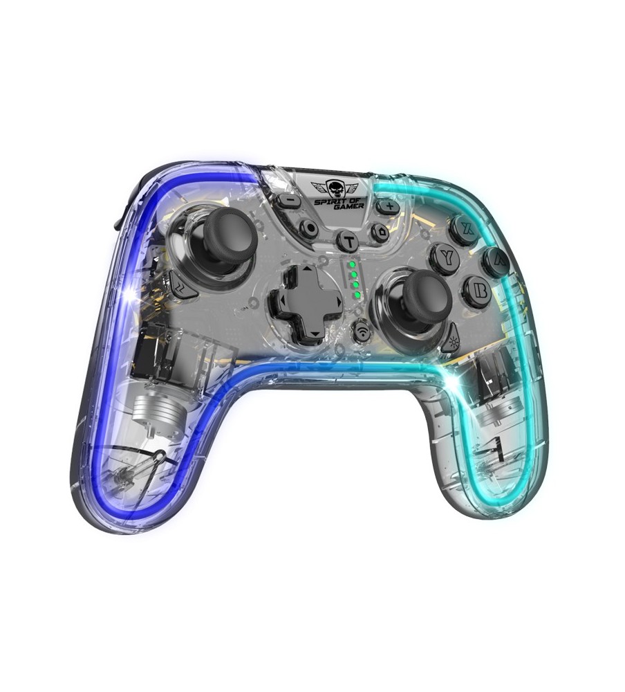 Manette Gamer Sans Fil SPIRIT OF GAMER PULSE RGB - Transparente