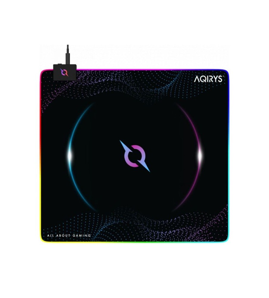 Tapis Souris Gamer AQIRYS ECLIPSE Moyen RVB - Noir Tapis Souris Gamer AQIRYS ECLIPSE Moyen RVB - Noir