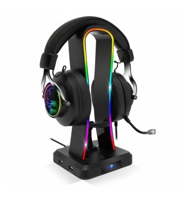 Support de casque SPIRIT OF GAMER STD1 RGB - Noir