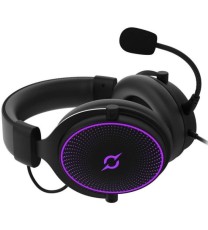 Micro Casque Filaire Gamer AQIRYS Carina RGB - Noir