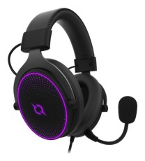 Micro Casque Filaire Gamer AQIRYS Carina RGB - Noir