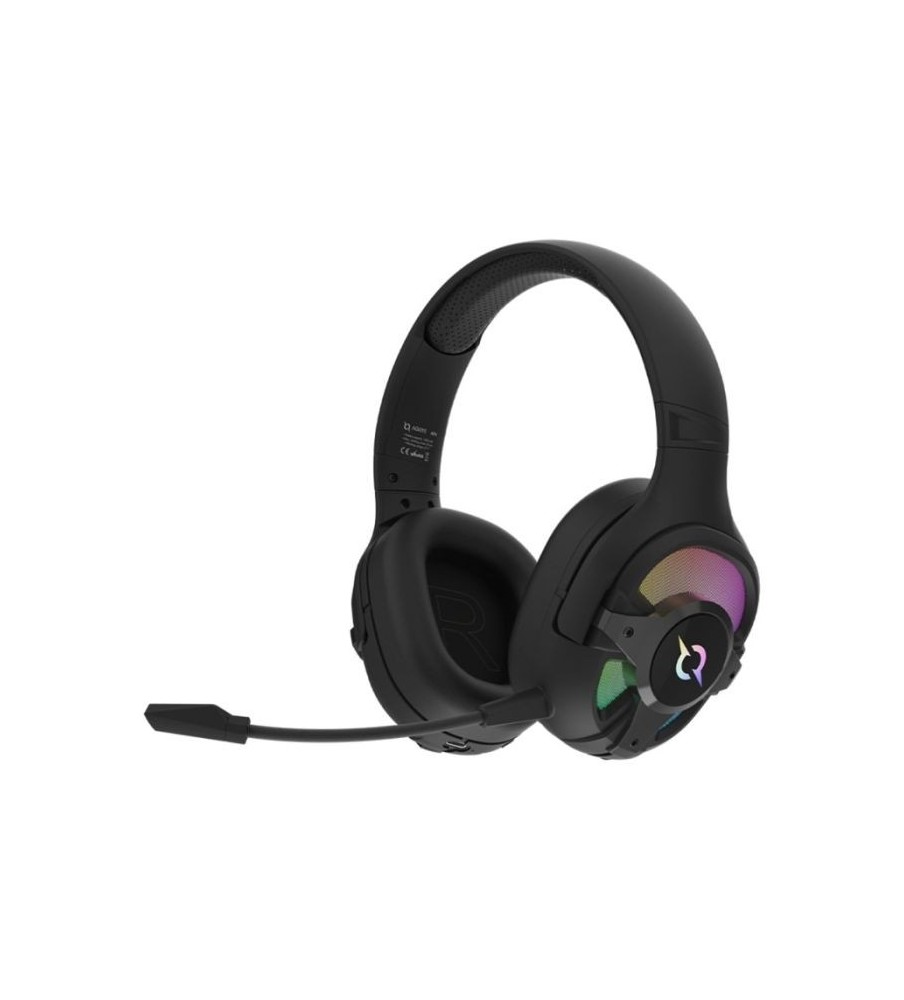 Micro Casque Sans Fil Gamer AQIRYS Ara RGB - Noir Micro Casque Sans Fil Gamer AQIRYS Ara RGB - Noir