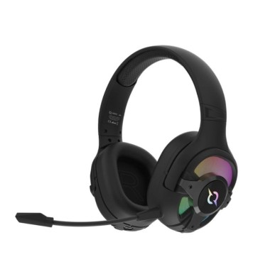 Micro Casque Sans Fil Gamer AQIRYS Ara RGB - Noir