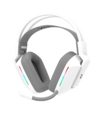 MICRO CASQUE GAMER SANS FIL AQIRYS ALYA STÉRÉO 3D - BLANC