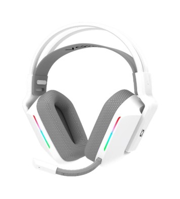 MICRO CASQUE GAMER SANS FIL AQIRYS ALYA STÉRÉO 3D - BLANC