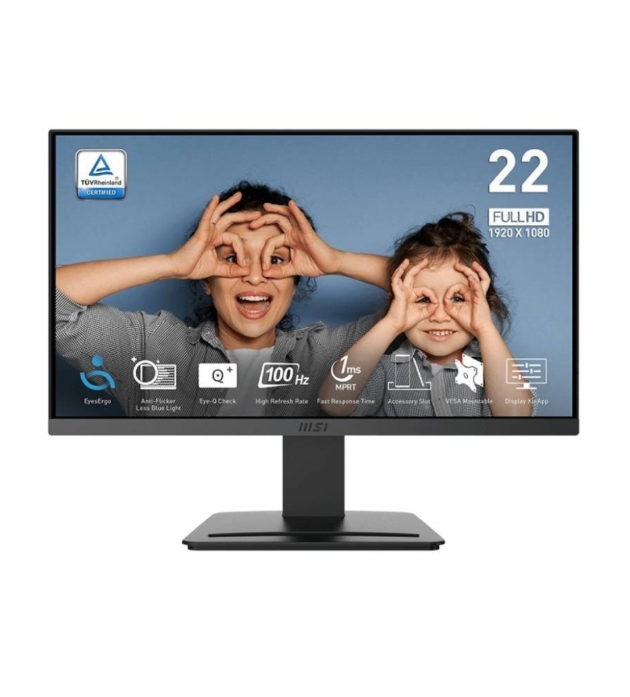Ecran MSI PRO MP223 E2 21,45" Full HD 100 Hz - Noir