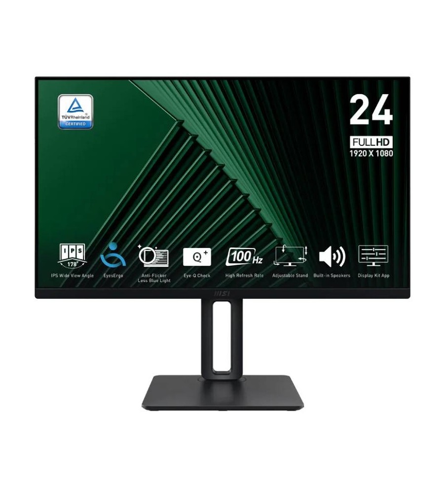 Ecran MSI PRO MP245PG 23,8" FHD IPS 100 Hz - Noir