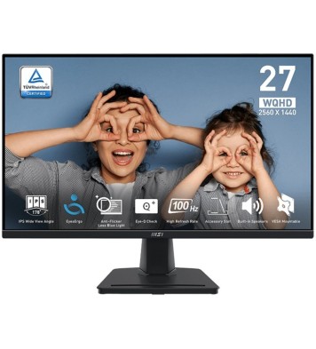 Ecran MSI PRO MP275Q 27'' WQHD IPS 100 Hz - Noir