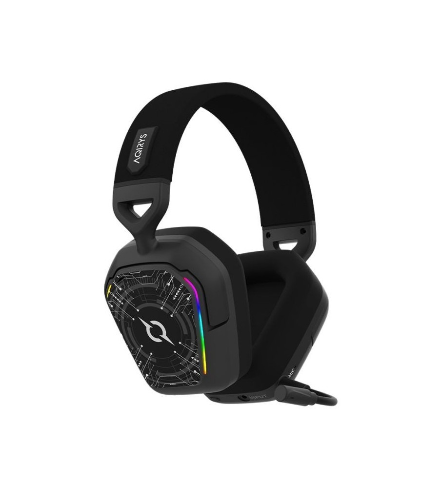 Micro Casque Gamer Sans Fil AQIRYS ALNAIR - Noir Micro Casque Gamer Sans Fil AQIRYS ALNAIR - Noir
