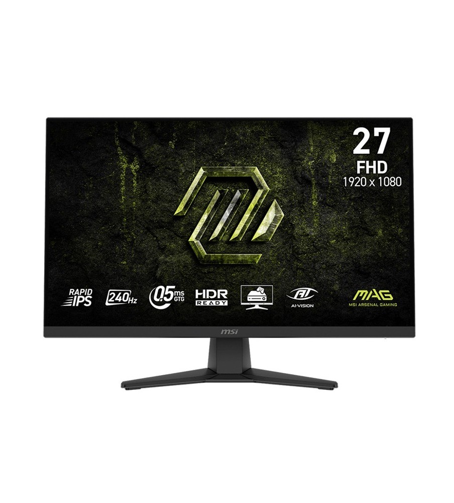 Ecran Gaming MSI MAG 272F X24 27" Full HD Fast IPS 240Hz 0,5ms - Noir