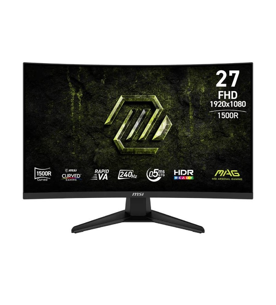 Ecran Gaming MSI MAG 275CF X24 27" Full HD Incurvé 240 Hz - Noir