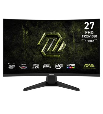 Ecran Gaming MSI MAG 275CF X24 27" Full HD Incurvé 240 Hz - Noir