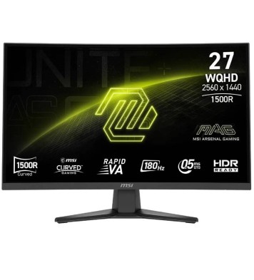 Ecran Gaming MSI MAG 275CQF E18 27" WQHD Incurvé 180 Hz - Noir