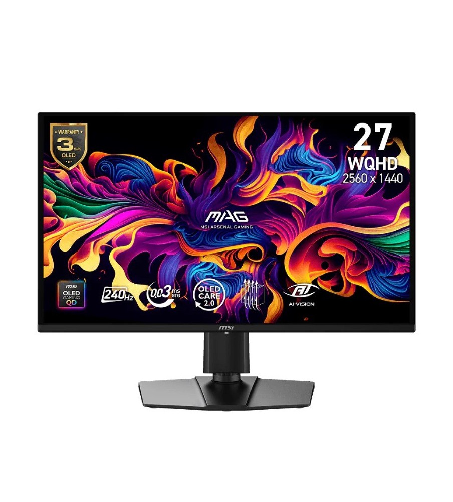 Ecran Gaming MSI MAG 274QP QD-OLED X24 26.5" OLED WQHD 240Hz - Noir