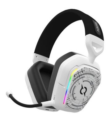 Micro Casque Gamer Sans Fil AQIRYS ALNAIR - Blanc