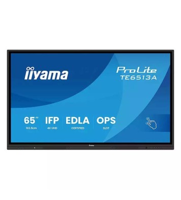 Écran Interactif IIYAMA TE6513A-B2AG 65" Tactile 4K Android 14