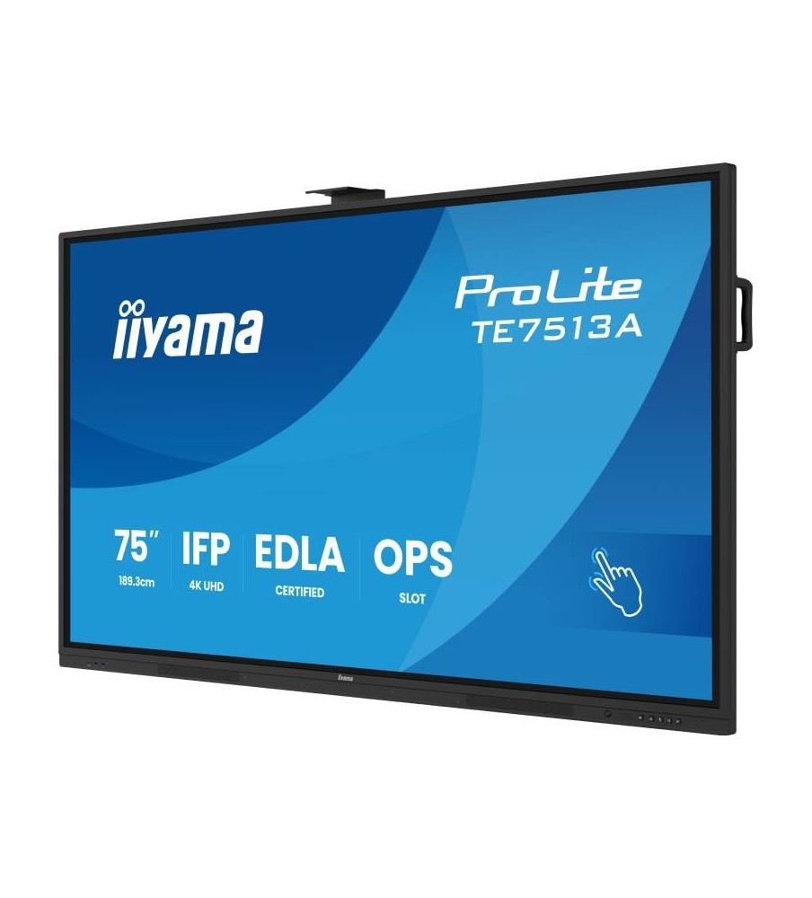 Écran Interactif IIYAMA TE7513A-B2AG 75" Tactile 4K Android 14