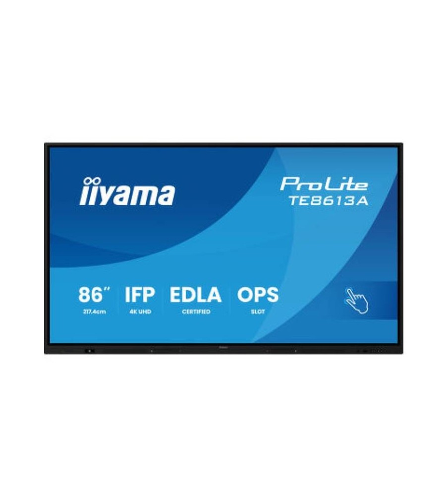 Écran Interactif IIYAMA TE8613A-B2AG 86" Tactile 4K Android 14