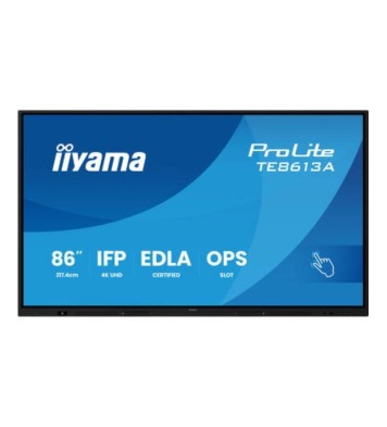 Écran Interactif IIYAMA TE8613A-B2AG 86" Tactile 4K Android 14