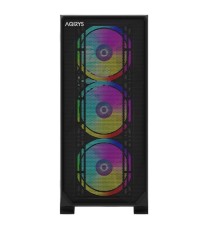 Boitier Gamer AQIRYS ARCTURUS PRO 2.0 Moyen Tour 4 Fans RGB - Noir