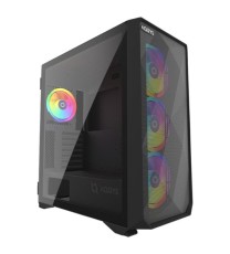 Boitier Gamer AQIRYS ARCTURUS PRO 2.0 Moyen Tour 4 Fans RGB - Noir