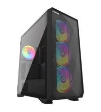 Boitier Gamer AQIRYS ARCTURUS PRO 2.0 Moyen Tour 4 Fans RGB - Noir