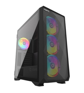 Boitier Gamer AQIRYS ARCTURUS PRO 2.0 Moyen Tour 4 Fans RGB - Noir