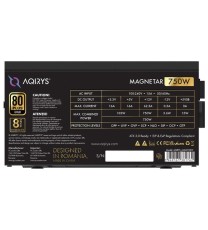 Boite d'alimentation AQIRYS MAGNETAR LE 750W - Black
